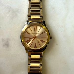 Gold Michael Kors watch